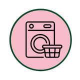 2: Stop in de wasmachine